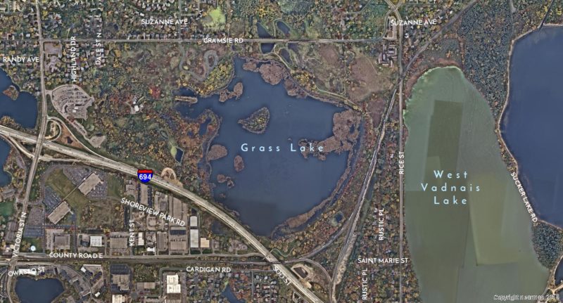 Grass Lake map