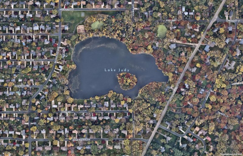 Lake Judy map